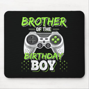 Matching Video Game Birthday Brother Of The Birthd Mouse Pad