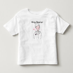 Matching Wedding Party Tees--Ring Bearer Toddler T-shirt