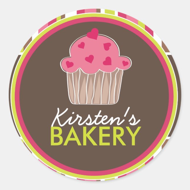 Matching Whimsical Bakery Stickers (Front)