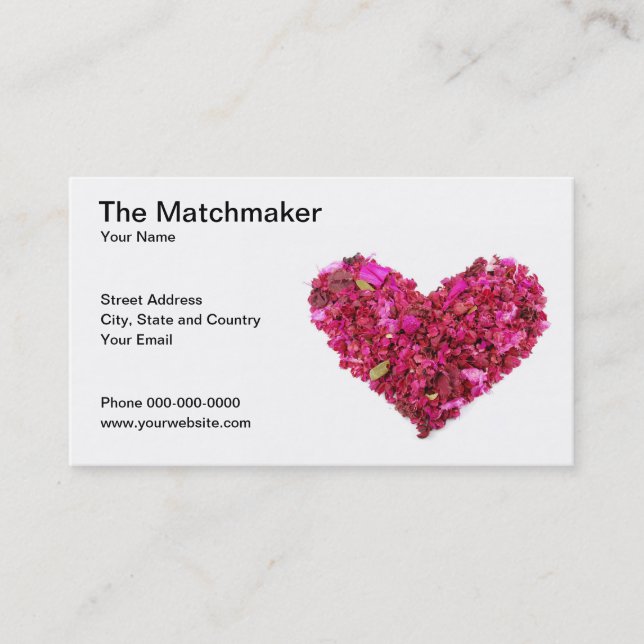 Matchmaker Business Card (Front)