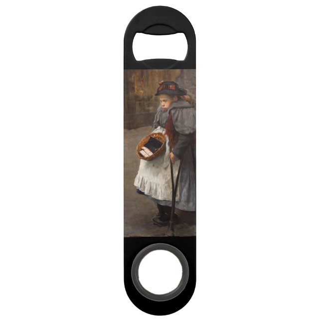 Matchstick Girl Poor Street Urchin Urban Poverty   Bar Key (Front)