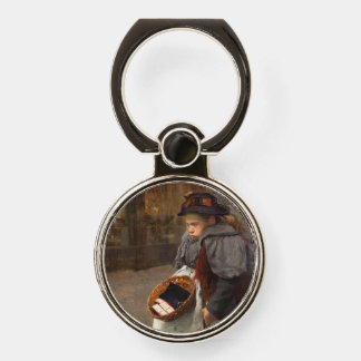 Matchstick Girl Poor Street Urchin Urban Poverty Phone Ring Stand