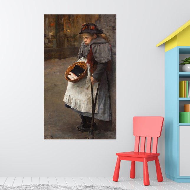 Matchstick Girl Poor Street Urchin Urban Poverty   Poster (Nursery 1)