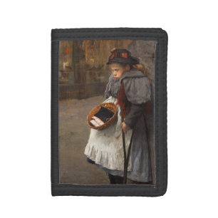 Matchstick Girl Poor Street Urchin Urban Poverty Tri-fold Wallet