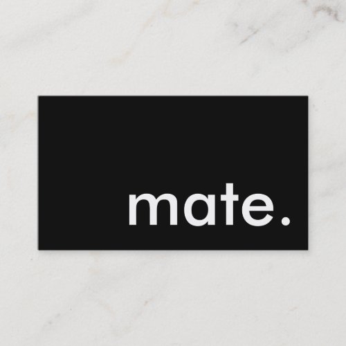 mate business card