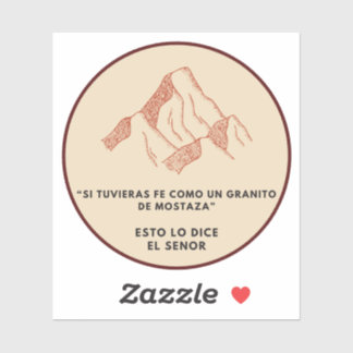 Mateo 17:20  sticker