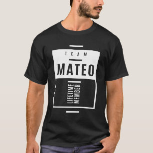 Mateo Personalized Name Birthday Gift T-Shirt
