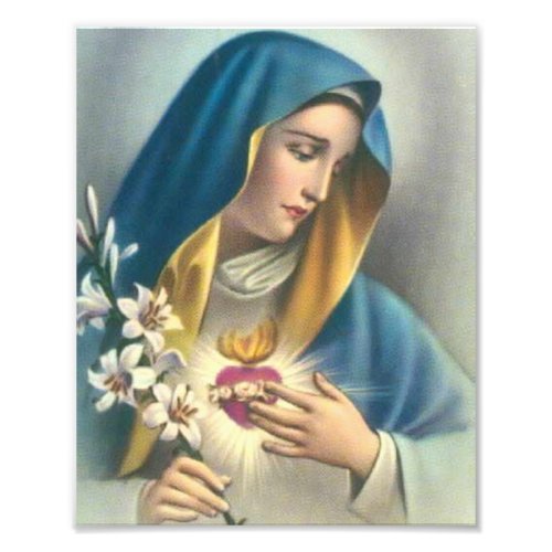 Mater Dolorosa Blessed Virgin Mary Catholic Photo Print