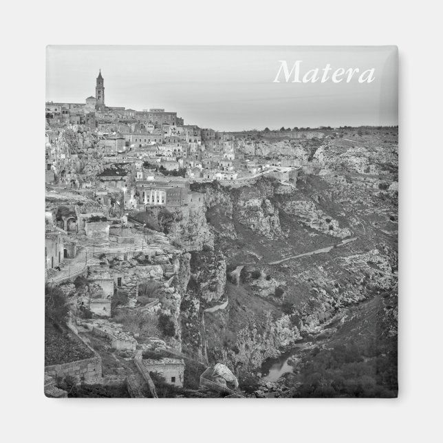 Matera in Basilicata, Italy Magnet (Front)
