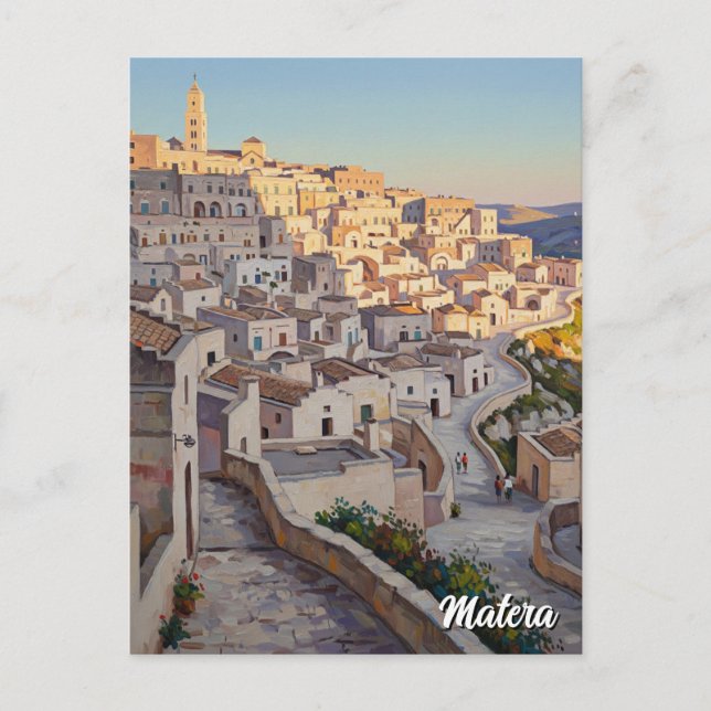 Matera Italy Travel Postcard (Front)