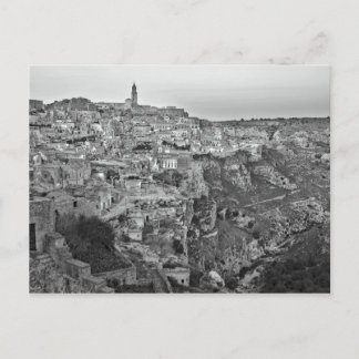 Matera scenic view postcard