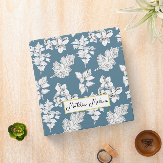 Materia Medica Herbalist Record Medicinal Plants  3 Ring Binder (In Situ)