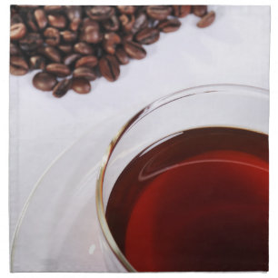 Material napkin with Kaffemotiv