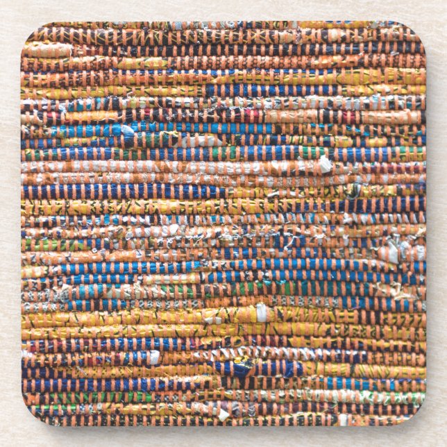 Material Rug Drink Coaster (Front)