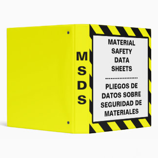 Material Safety Data Sheets Bilingual Binder