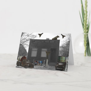 "Material World" Birthday Card