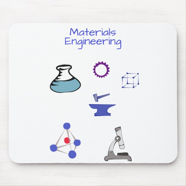 Materials engineer Chemical engineering Mouse Pad (Front)