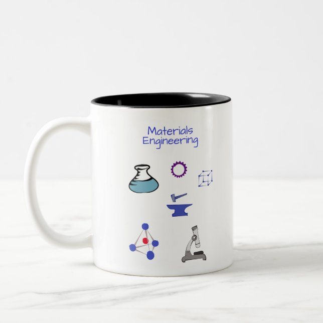 Materials engineer Chemical engineering Two-Tone Coffee Mug (Left)