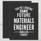 materials engineer gift (Front/Back)