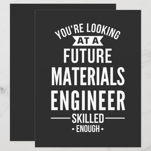 materials engineer gift (Front/Back)