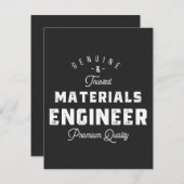 materials engineer gift (Front/Back)