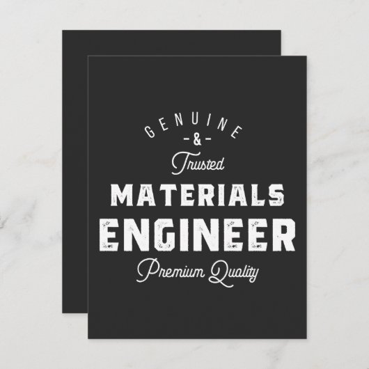 materials engineer gift (Front/Back)