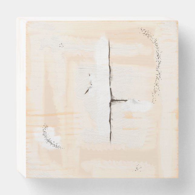 Materic two wooden box sign (Front Horizontal)