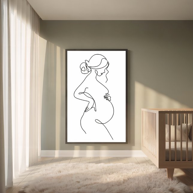 Maternal Elegance: Pregnant Women Line Art (Creator Uploaded)