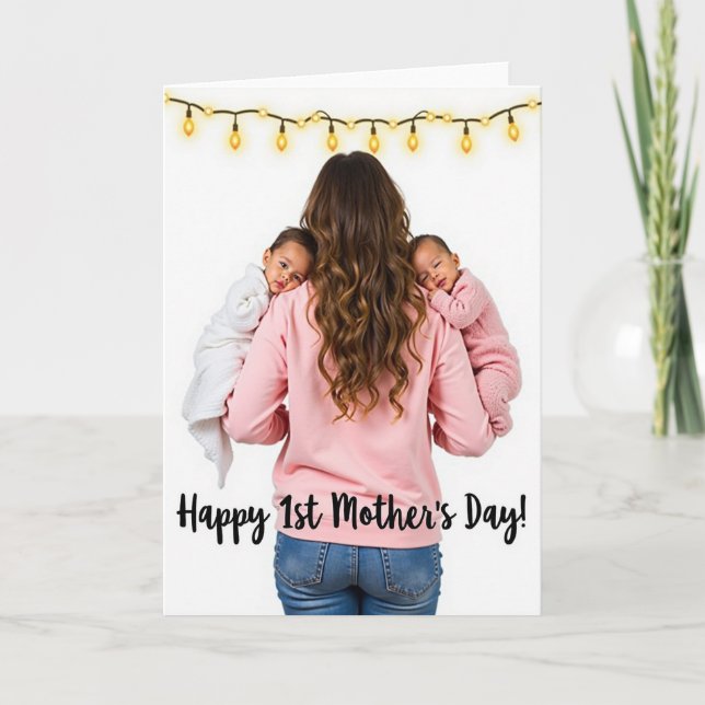 Maternal Embrace Mothers Day Card (Front)