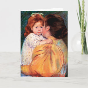 Maternal Kiss   Mary Cassatt Card