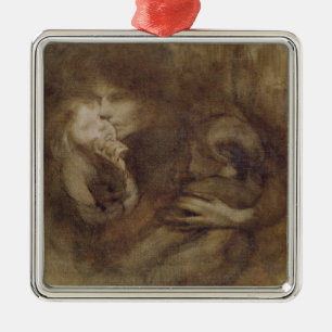 Maternity 2 metal ornament