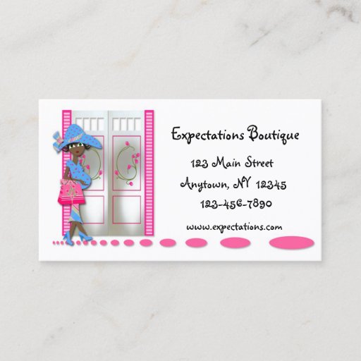 Customizable Maternity Business Cards