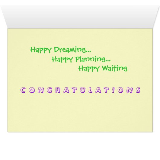 Maternity Cards (Inside Horizontal (Bottom))
