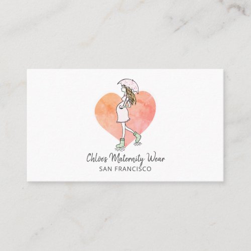 Maternity Clothing Business Card