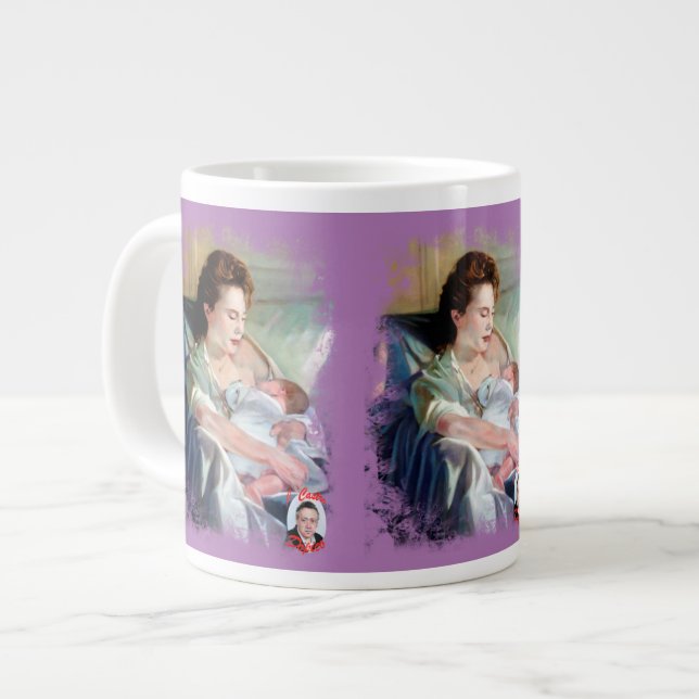 Maternity Giant Coffee Mug (Front Left)