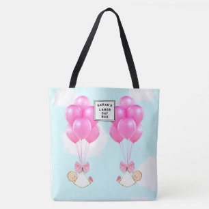 Maternity Hospital Girl Twins Tote Bag
