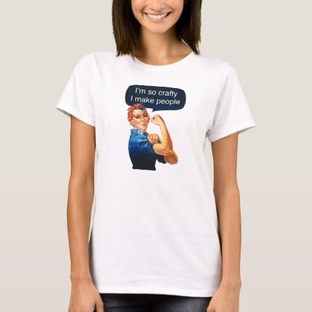 Maternity "i'm So Crafty, I Make People" T-shirt