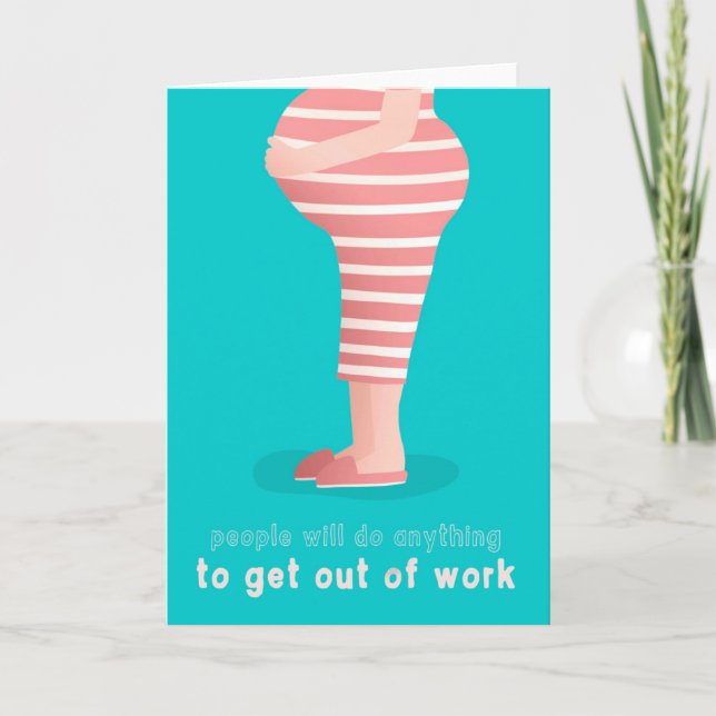 Maternity Leave Card  (Front)