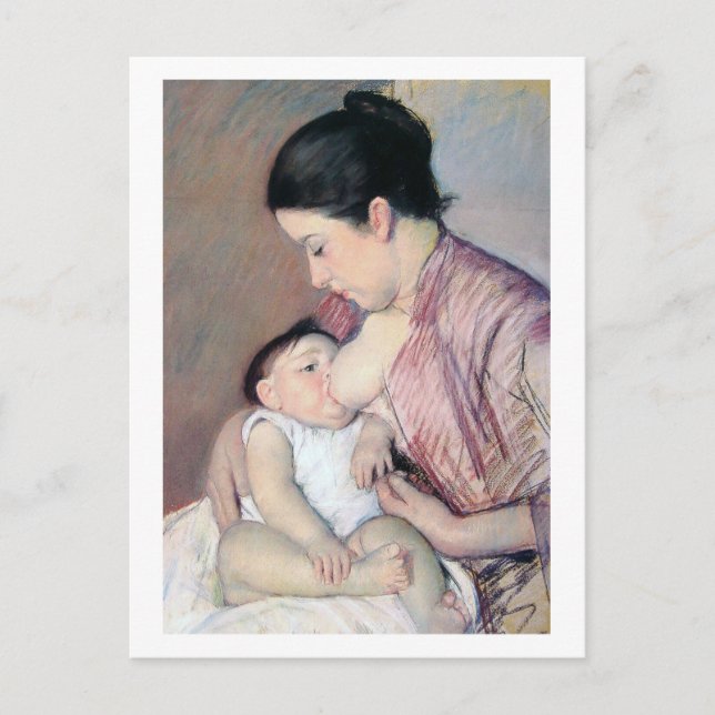 Maternity, Mary Cassatt Postcard (Front)