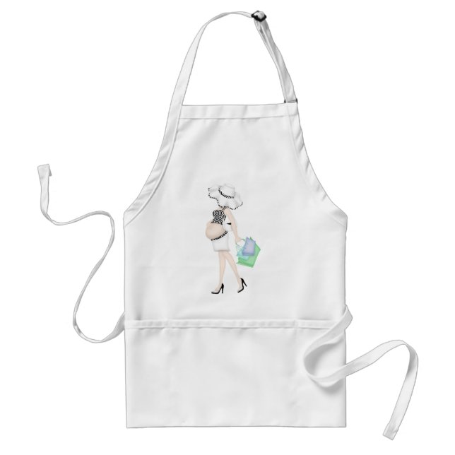 Maternity - Mommy - Great Gift Baby Shower Adult Apron (Front)
