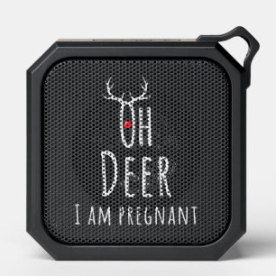 Maternity Pregnancy Pregnant Baby Christmas Deer Bluetooth Speaker