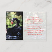 Mates for Life Black Swans Enclosure Card (Back)