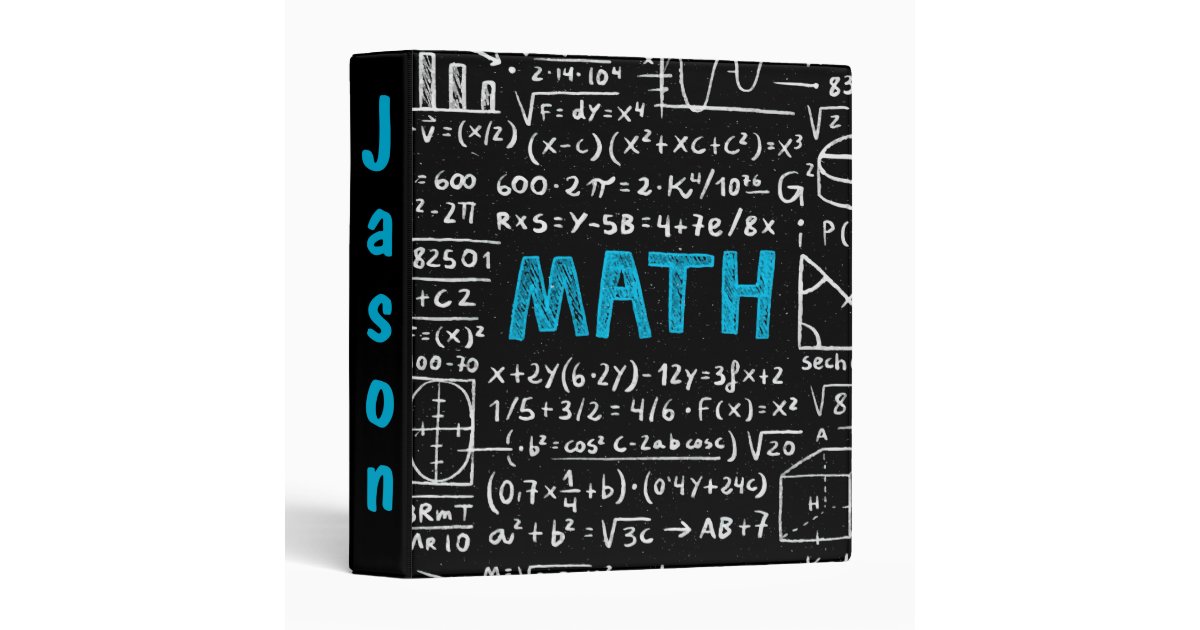 Math 3 Ring Binder | Zazzle