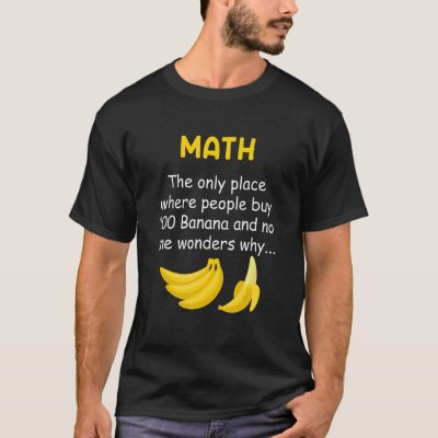 Math a place where people buy 100 apples Mathemati T-Shirt