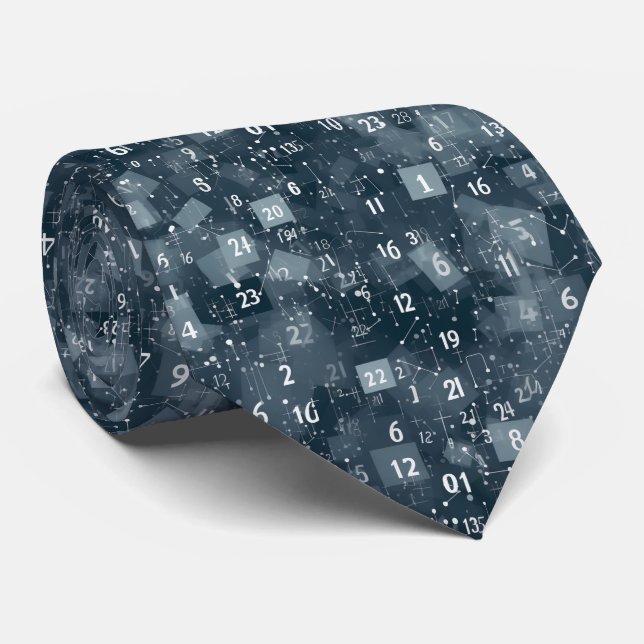 Math Abstract Tie (Rolled)