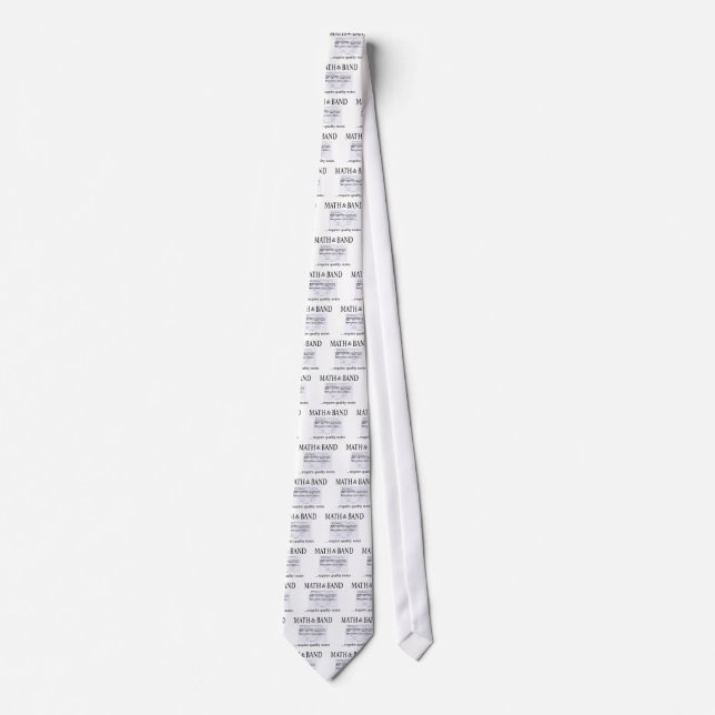 math and band revision tie (Front)
