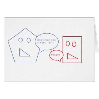 Math and English Pun Cards
