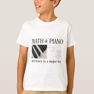 math and piano major key T-Shirt