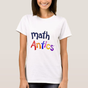 Math Antics Colorful Logo T-shirts