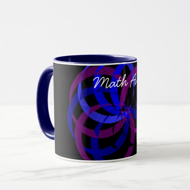 Math Art Ring Coffee Mug (Front Left)